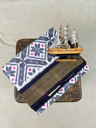 IKKAT PURE SILK HANDLOOM SAREE