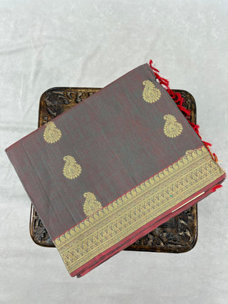 KANCHI COTTON HANDLOOM SAREE