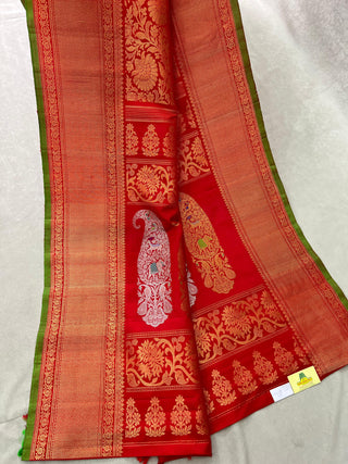 GADWAL PURE SILK HANDLOOM BROCADE SAREE