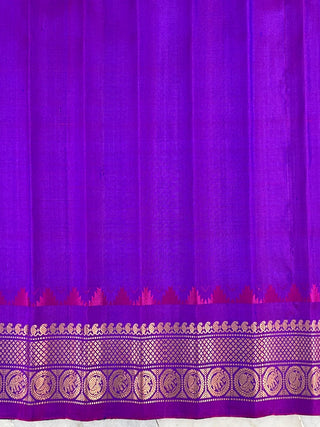 GADWAL PURE SILK HANDLOOM SMALL BORDER SAREE