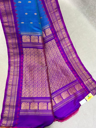 GADWAL PURE SILK HANDLOOM SMALL BORDER SAREE