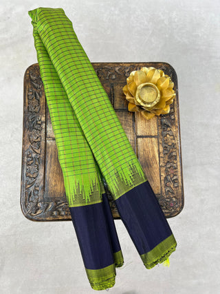 GADWAL PURE SILK PLAIN BORDER HANDLOOM SAREE