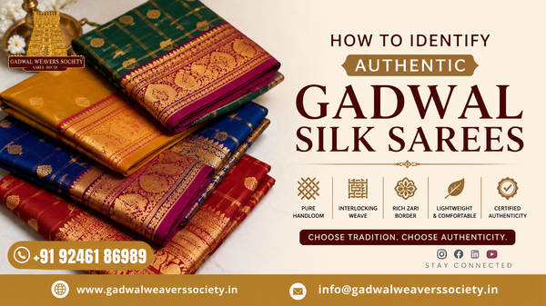 How to Identify Authentic Gadwal Silk Sarees: A Complete Buyer's Guide
