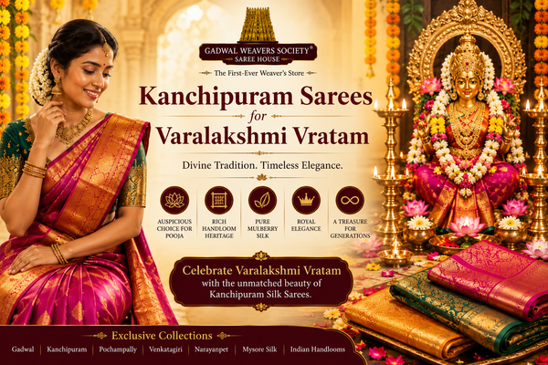 Kanchipuram Sarees for Varalakshmi Vratam: A Timeless Choice for Every Woman