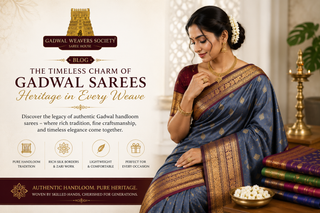 Why Authentic Handloom Sarees Are the Future of Sustainable Fashion