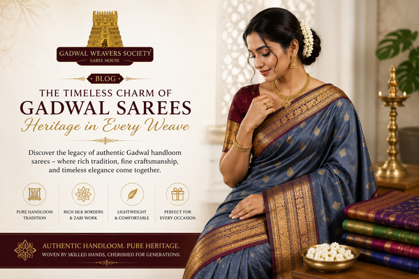 Why Authentic Handloom Sarees Are the Future of Sustainable Fashion