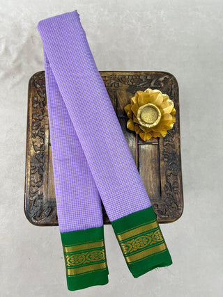 GADWAL PURE COTTON CHECKS HANDLOOM SAREE