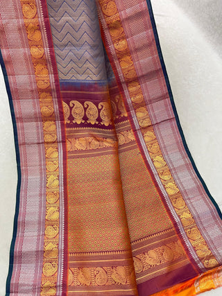 GADWAL PURE SILK HANDLOOM BROCADE SAREE