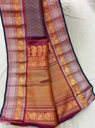 GADWAL PURE SILK HANDLOOM BROCADE SAREE
