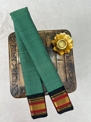 GADWAL PURE COTTON CHECKS HANDLOOM SAREE