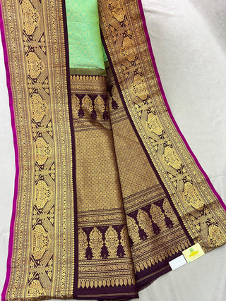 GADWAL PURE SILK HANDLOOM BROCADE SAREE