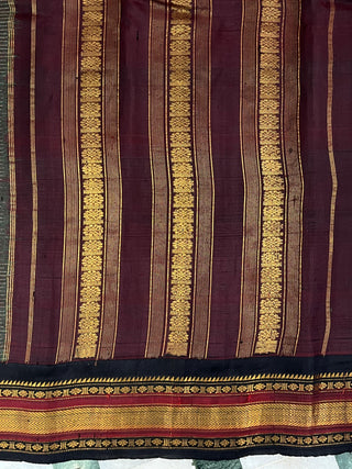 GADWAL PURE COTTON CHECKS HANDLOOM SAREE