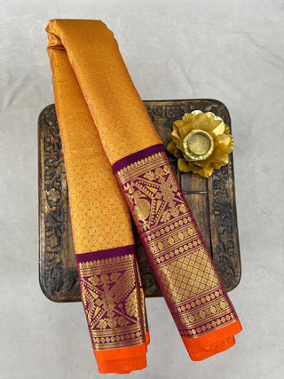 GADWAL PURE SILK HANDLOOM BROCADE SAREE