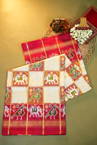 POCHAMPALLY PURE SILK HANDLOOM SAREE