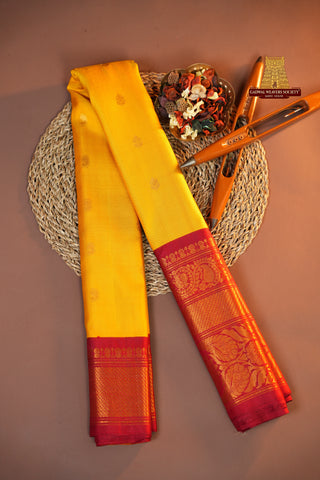GADWAL PURE SILK KANCHI KUTTU BIG BORDER SAREE