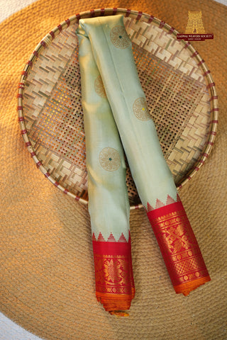 TIMELESS GADWAL PATTU WITH TEMPLE BORDER GRACE