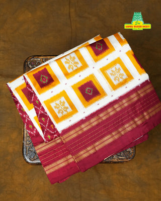 IKKAT PURE SILK HANDLOOM SAREE