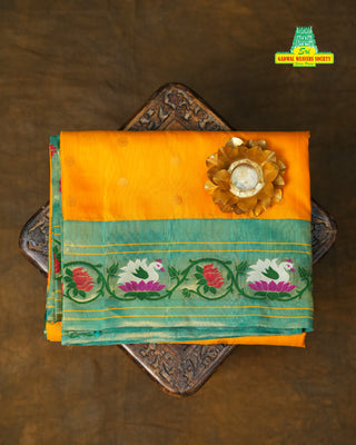 GADWAL PURE SILK TISSUE PAITHANI SAREE