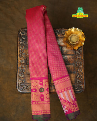 GADWAL PURE SILK BROCADE HANDLOOM SAREE