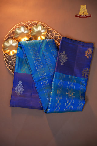 BORDER BUTTA KANCHI PURE SILK WITH ELEGENT STRIPES