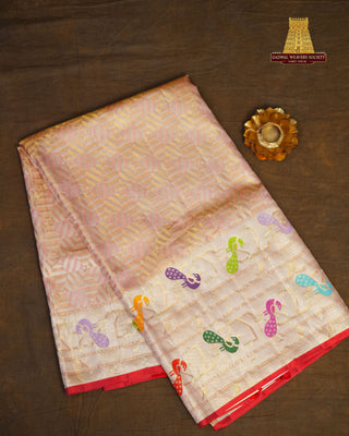 KANCHIPURAM PURE SILK TISSUE HANDLOOM SAREE