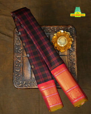 GADWAL PURE SILK HANDLOOM JACQUARD BORDER SAREE