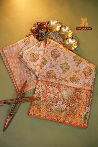 KANCHIPURAM PURE SILK BROCADE SAREE