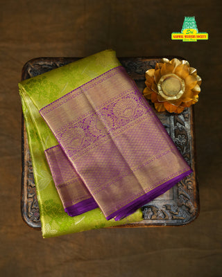KANCHIPURAM PURE SILK BROCADE SAREE