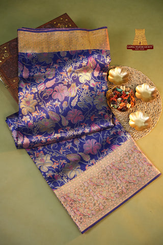 KANCHIPURAM PURE SILK HANDLOOM BROCADE SAREE