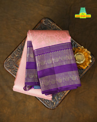 KANCHIPURAM PURE SILK KUTTU BROCADE SAREE