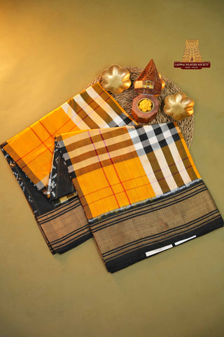 POCHAMPALLY IKKAT PURE SILK HANDLOOM SAREE
