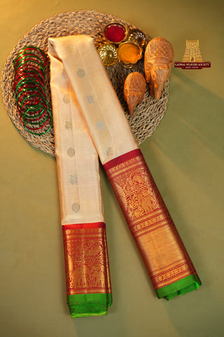 EXCLUSIVE GADWAL TISSUE PURE SILK HANDLOOM SAREE