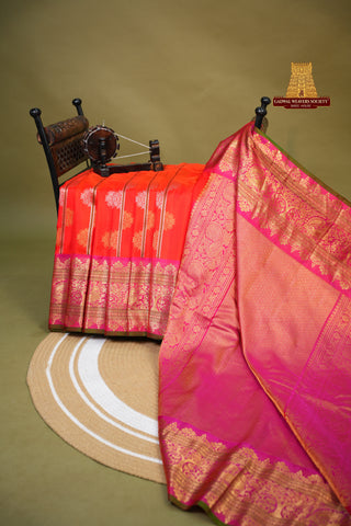 GADWAL PURE SILK HANDLOOM JAQUARD BORDER SAREE