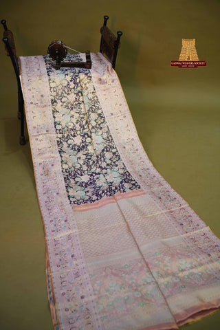 EXCLUSIVE KANCHIPURAM TISSUE BROCADE HANDLOOM SAREE