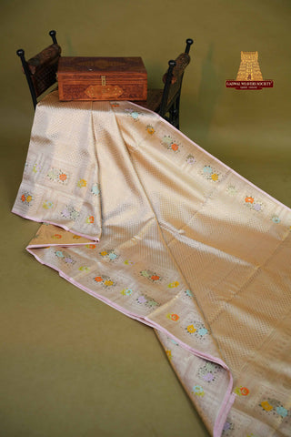 EXCLUSIVE KANCHIPURAM PURE SILK HANDLOOM BROCADE SAREE