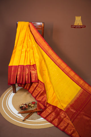 GADWAL PURE SILK KANCHI KUTTU BIG BORDER SAREE