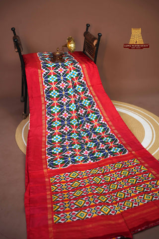 POCHAMPALLY PURE SILK HANDLOOM SAREE