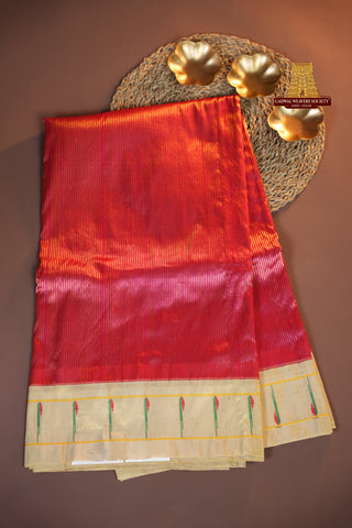 PURE SILK HANDLOOM GADWAL PAITHANI SAREE