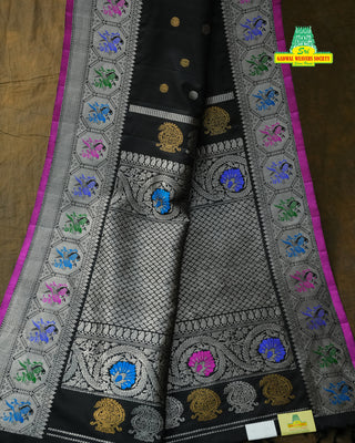 GADWAL PURE SILK MAHARANI TURNING BORDER SAREE