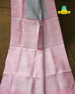 KANCHIPURAM BROCADE PURE SILK SAREE