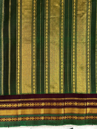 GADWAL PURE COTTON CHECKS HANDLOOM SAREE