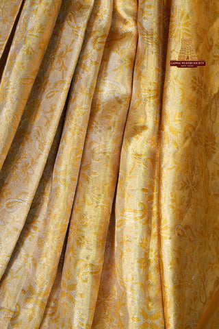 EXCLUSIVE BRIDAL KANCHIPURAM TISSUE BROCADE SAREE