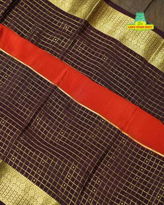 MYSORE SILK PURE HANDLOOM SAREE
