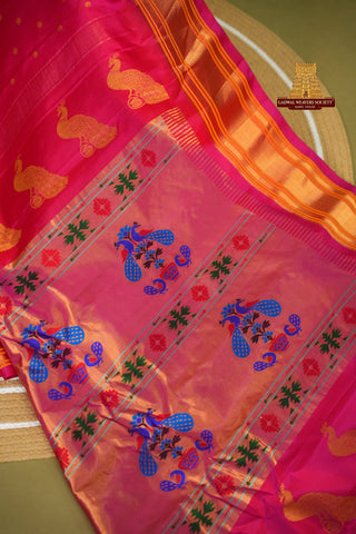 GADWAL PURE SILK PAITHANI HANDLOOM SAREE