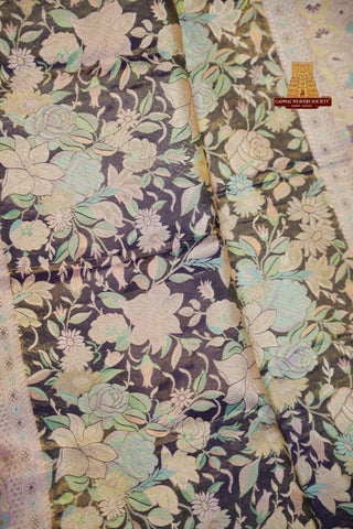 EXCLUSIVE KANCHIPURAM TISSUE BROCADE HANDLOOM SAREE