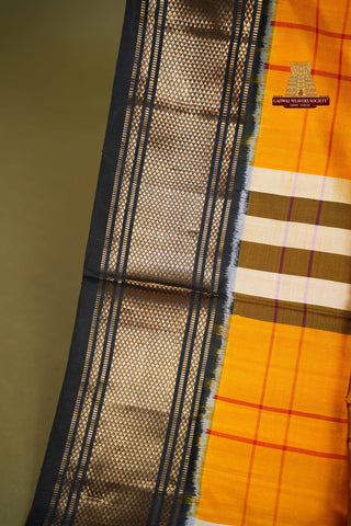 POCHAMPALLY IKKAT PURE SILK HANDLOOM SAREE