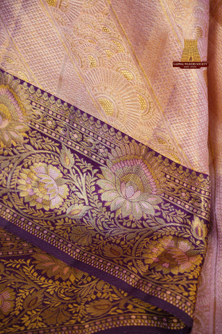 KANCHIPURAM PURE SILK HANDLOOM TISSUE SAREE