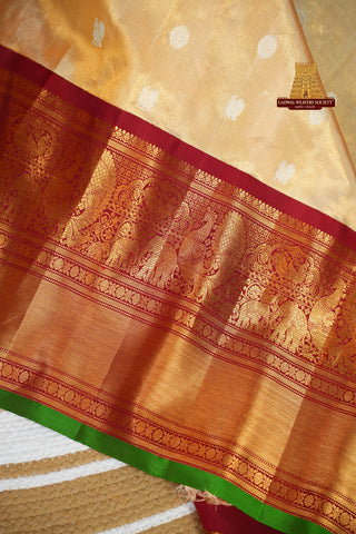EXCLUSIVE GADWAL TISSUE PURE SILK HANDLOOM SAREE