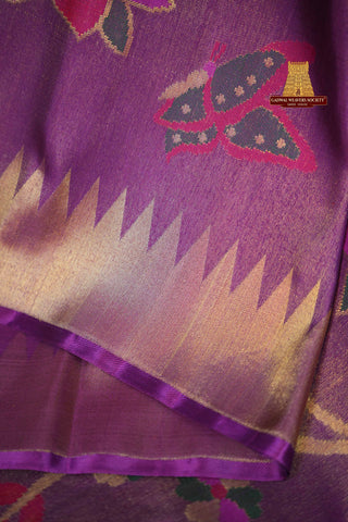 EXCLUSIVE KANCHIPURAM TISSUE HANDLOOM SAREE