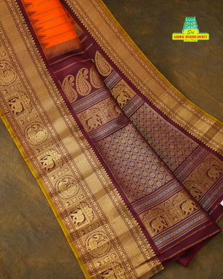 GADWAL PURE SILK HANDLOOM SAREE